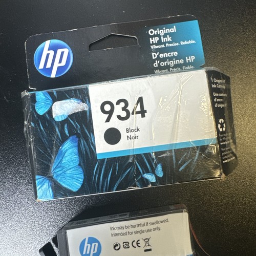 Genuine HP 934 Black Ink Cartridge Best Exp 12/2022 - Picture 2 of 5