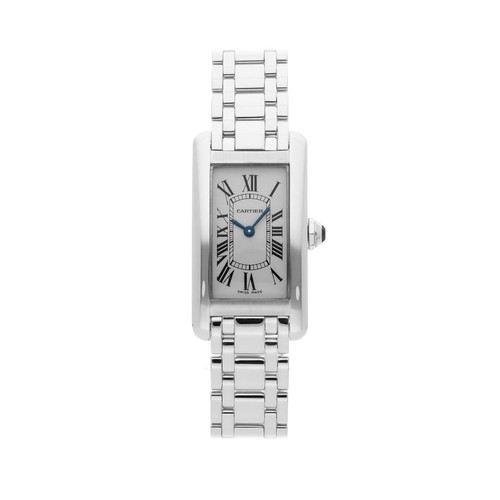 Cartier Tank Americaine White Gold Quartz 34mm x 19mm Bracelet Watch W26019L1