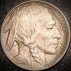1914 D Buffalo Nickel - AU - 5C
