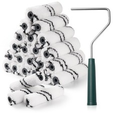CoatPro Twools Microfiber Paint Roller Covers, 24 4 inch paint roller 24 pack 