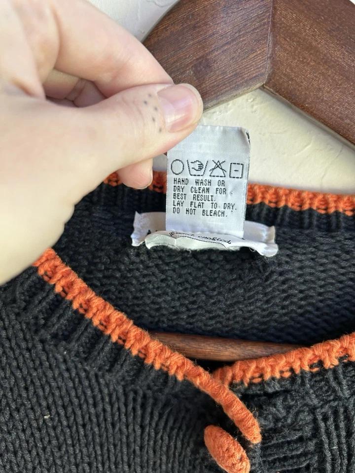 Cárdigan Suéter Vintage Alexandra Bartlett Halloween S Otoño Calabaza Novedad Foto 4 de 4