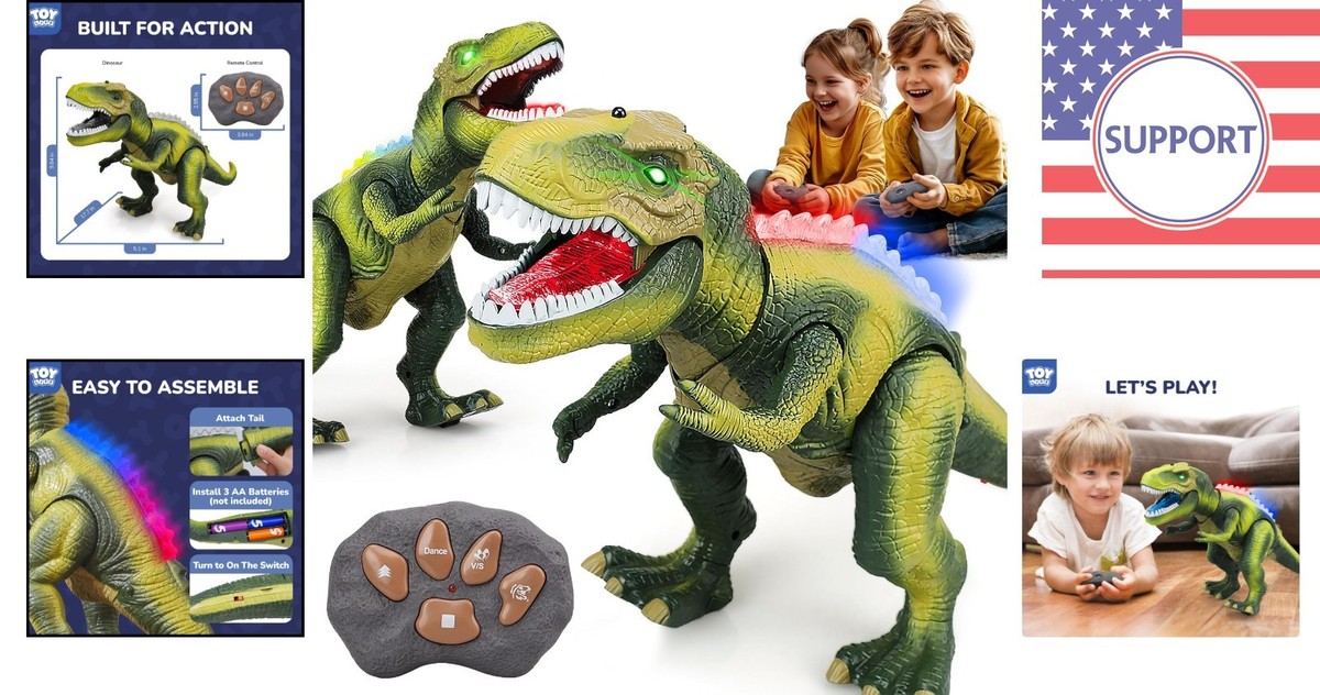 Figurine Dinosaure T-Rex Réaliste En PVC – Jouet éducatif Pour Enfants – 19 Cm