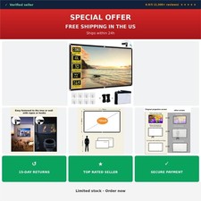 72in 4K 16:9 Foldable Projector Screen Portable Indoor Outdoor