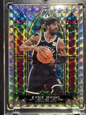 2019-20 Panini Mosaic Stained Glass SSP Kyrie Irving #6