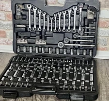 BLUE HAWK 160pc SAE/METRIC Drive GENERAL SERVICE TOOL SET