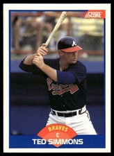 1989 Score #611 Ted Simmons
