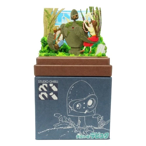 ستوديو جيبلي قلعة لابوتا في السماء Miniatuart Kit Craft Interior لامدا جديد