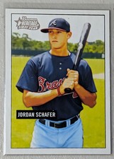 2005 Bowman Heritage Jordan Schafer Rookie Atlanta Braves #297