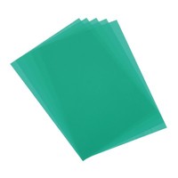 "5 Stk. SchrumpffolienbläTter 8X12\" FüR Diy Bastelprojekte, DunkelgrüN"