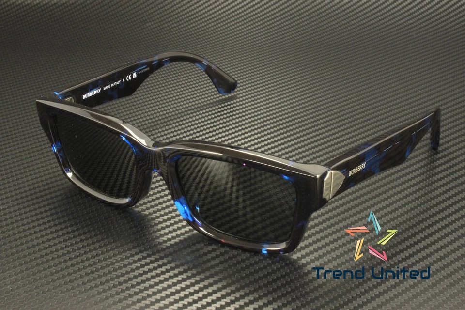 Gafas de sol para hombre BURBERRY BE4443F 411187 azul habana gris oscuro 55 mm Foto 2 de 4