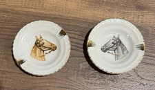 Pair Horse Ashtray Ceramic Small
