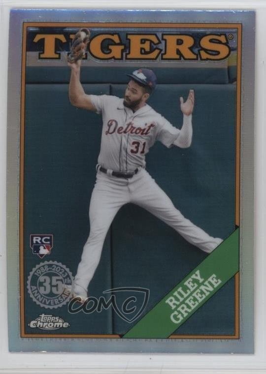 2023 Topps Chrome 1988 Topps Baseball Riley Greene #88BC-5 5h0