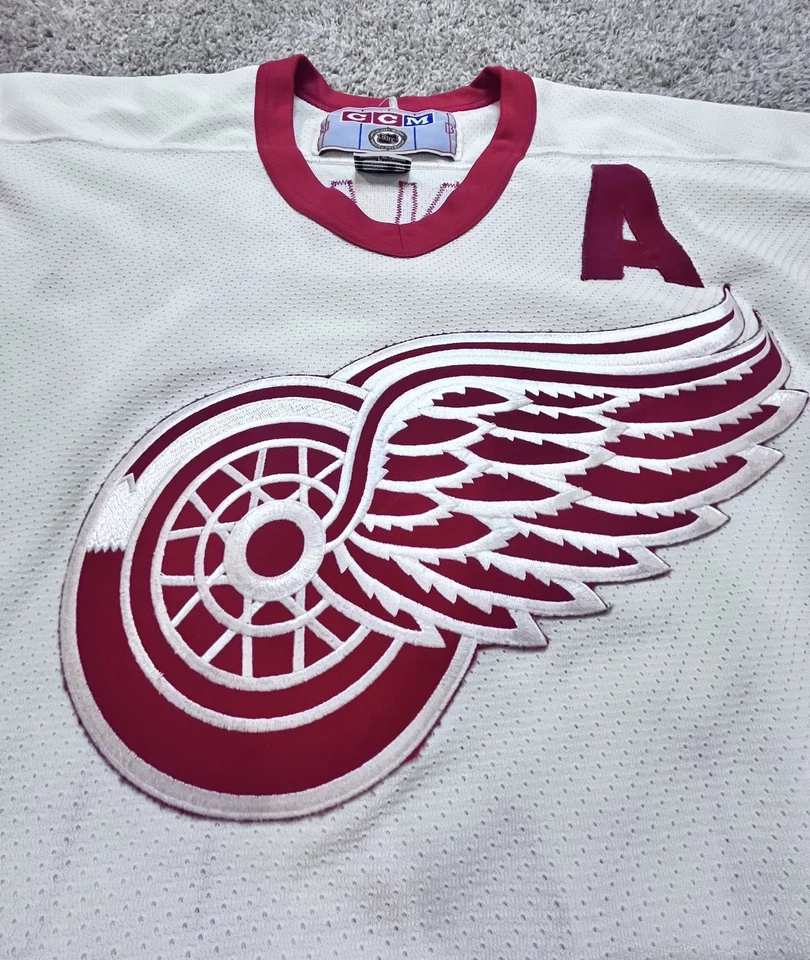 Camiseta deportiva vintage CCM Detroit Red Wings Brendan Shanahan #14 NHL auténtica XXL Foto 2 de 4
