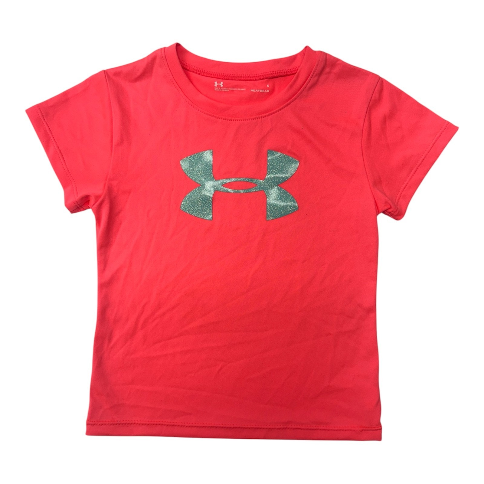 Under Armour Girls  Short Sleeve T Shirt Size 5