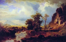 Albert Bierstadt North Fork of the Platte Nebra 1863 17"x 22" Archival Art Print