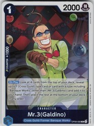 Mr.3 (Galdino) OP09-056 Rare Foil Emperors in the New World One Piece TCG