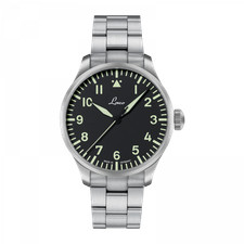 Laco 861895.2 Pilot Watch Original Augsburg 42 MB Automatic Black Dial