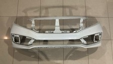 Front Bumper Cover White 2019-2021 Honda Civic 71101+tba+a500 OEM