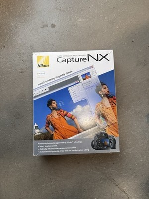 Nikon Capture NX Photo Editing Software Full Retail Sealed W/Manuals