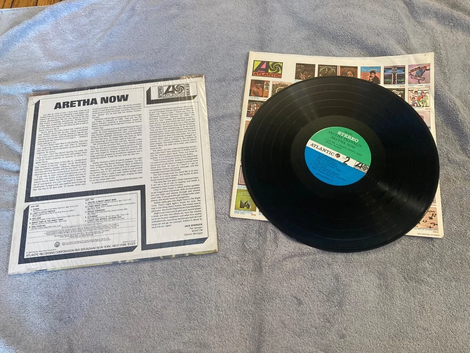 Aretha Franklin Now 1968 US stereo super clean shrink ship tomorrow - Image 2 of 2