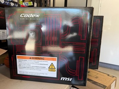 MSI Codex R2 Gaming PC Intel i5- 12400F 16GB 500GB SSD Win11 Nvidia RTX 3050