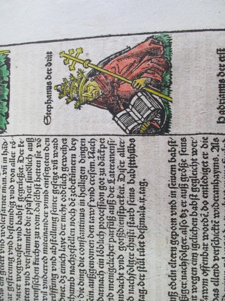 1493 Incunabulum of Hartmann Schedel Las Crónicas de Nuremberg, original, 165 Foto 4 de 4