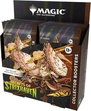 Magic The Gathering Secrets of Strixhaven Collector Booster Box 12 Packs Sealed