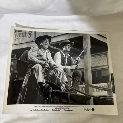 #ad Apache Uprising Still Photo Press Bamp;W 8x10 Lon Chaney Western $19.95