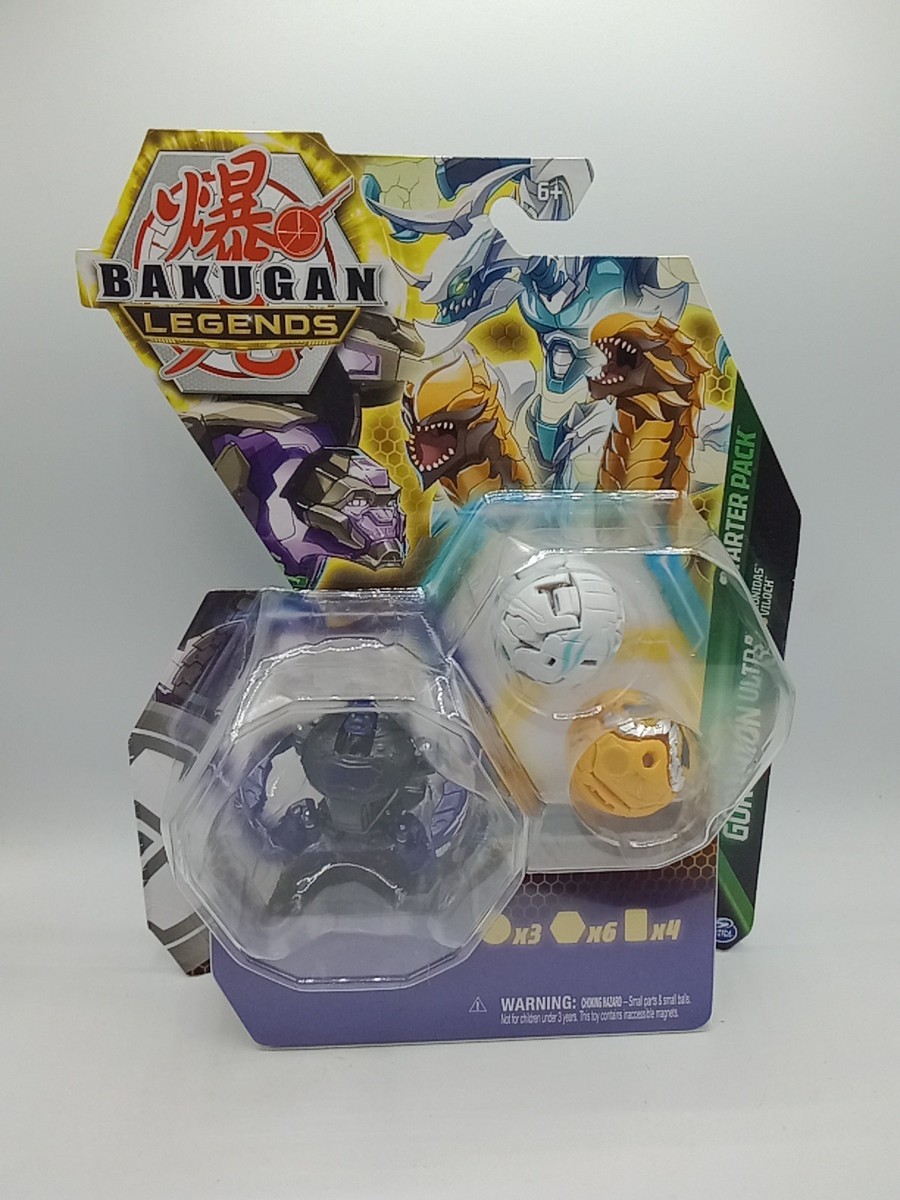 Bakugan Legends Starter 3-Pack, Gorthion Ultra, Leonidas & Viloch