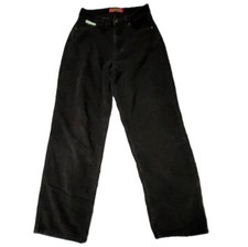 EMPYRE Tori Wide Leg Black Corduroy Pants Women's Size 1 Hip Hop 90s Y2K Retro