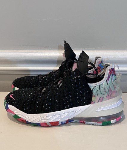 Nike LeBron 18 XVIII (GS) James Gang Basketball Shoes CW2760-002 Youth Size 6Y - Afbeelding 15 van 18