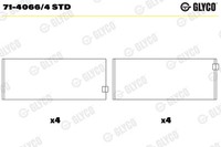 1X Glyco 71-4066/4 STD Pleuellager FüR Jaguar LDV LTI Ford USA