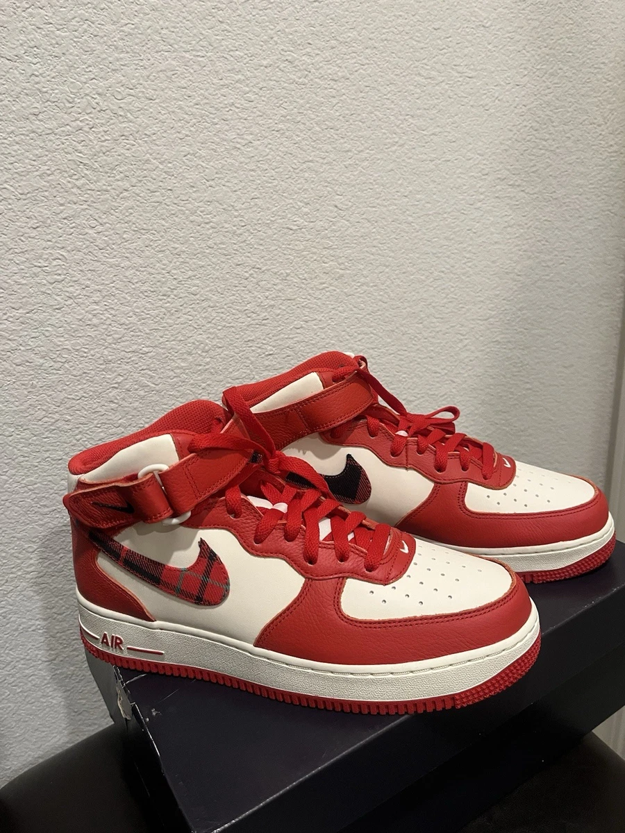 Preços baixos em Nike Air Force 1 Mid Red | eBay