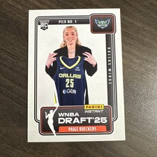 Paige Bueckers 2025-26 Panini Instant WNBA - Draft Night #DN-1 /67412 (RC)