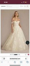 Plus Size Off-The-Shoulder Stunning Lace Dress With Detachable Sleeves