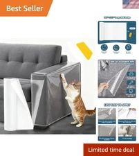 Anti Cat Scratch Furniture Protector, Thicken Couch Cover, Transparent Sticky Co