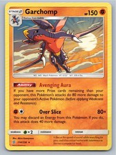 2019 POKEMON GARCHOMP UNIFIED MINDS 114/236 HOLO R LP A80061 FREE S&H