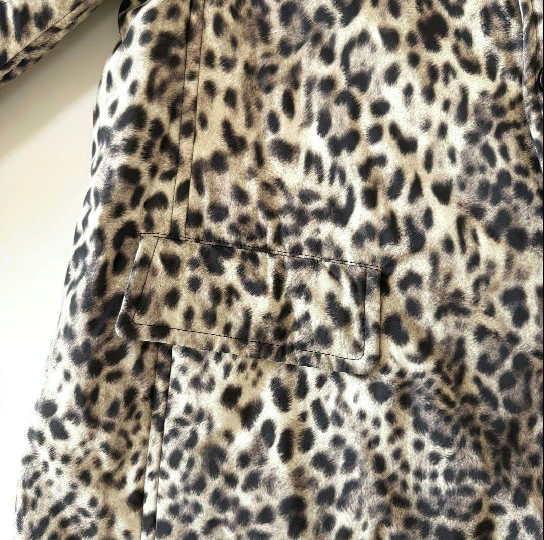 Comme des Garcons Comcom Leopard Print Round Coll… - image 9
