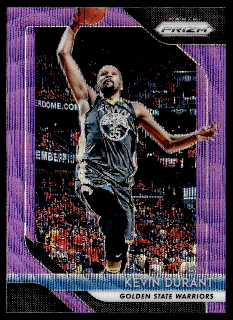 2018-19 Panini Prizm Prizms Purple Wave Kevin Durant Golden State Warriors #252