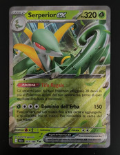 Carta Pokemon SERPERIOR EX 003/086 Luce Nera BLK Holo Rara ITA Near Mint