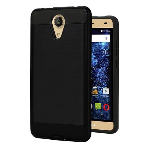 For BLU Grand 5.5 HD G030U Rugged Hybrid + Soft Gel Case Cover + Screenguard - Picture 11 of 17