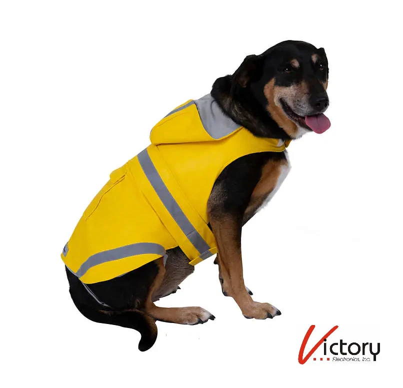 NEW Eddie Bauer Pet Rain Coat Freesia Yellow 1641426 1641443 M XL