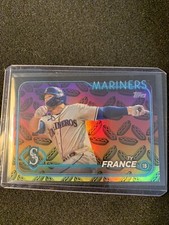 Ty France Mariners Hot Dog Foil SP 611 Topps Series 2