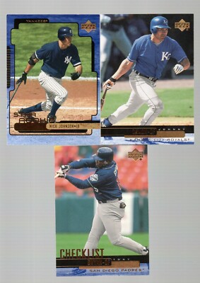 2000 UPPER DECK SINGLES & RC'S #251 THRU #500***YOU PICK***