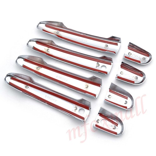 Chrome Door Handle Cover Trim For Mazda CX3 CX5 CX9 2017-2024 With Smart Hole - Picture 8 of 8