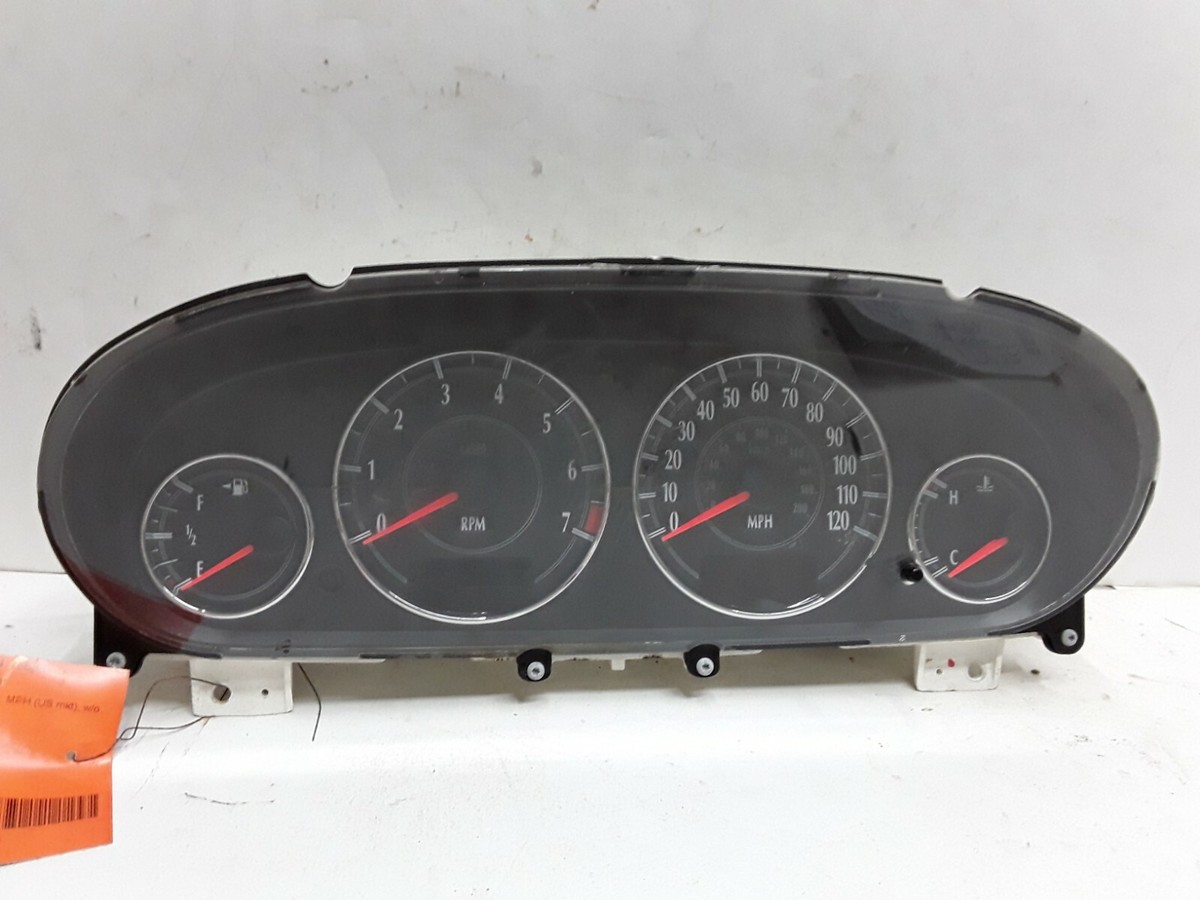 01 02 03 Chrysler Sebring sedan convertible mph speedometer