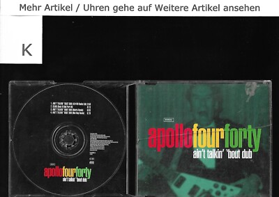 Maxi CD apollo four forty - ain´t talkin´´bout dub. 4 Titel Aus dem Jahr 1997