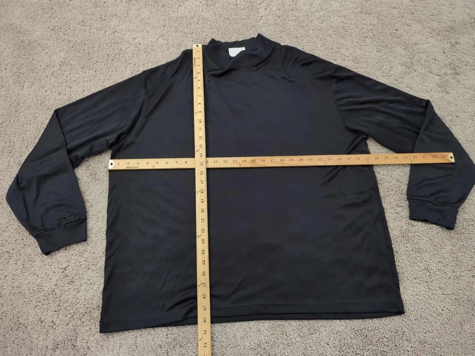 Camisa De Colección Irvine Park Para Hombres 2XL Negra Acanalada Tejida Hecha en Singapur Foto 4 de 4