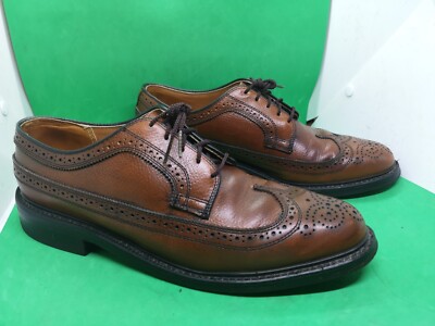 Vintage Sibley\'s Detroit Biltrite Brown Leather Wingtips Men\'s Size 10 C s-l400.jpg main image 2