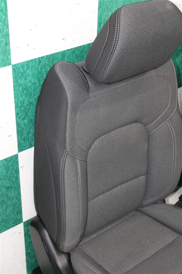 *BAG* 21' RAM Quad Black Cloth Power Manual Buckets Backseat Seats Set